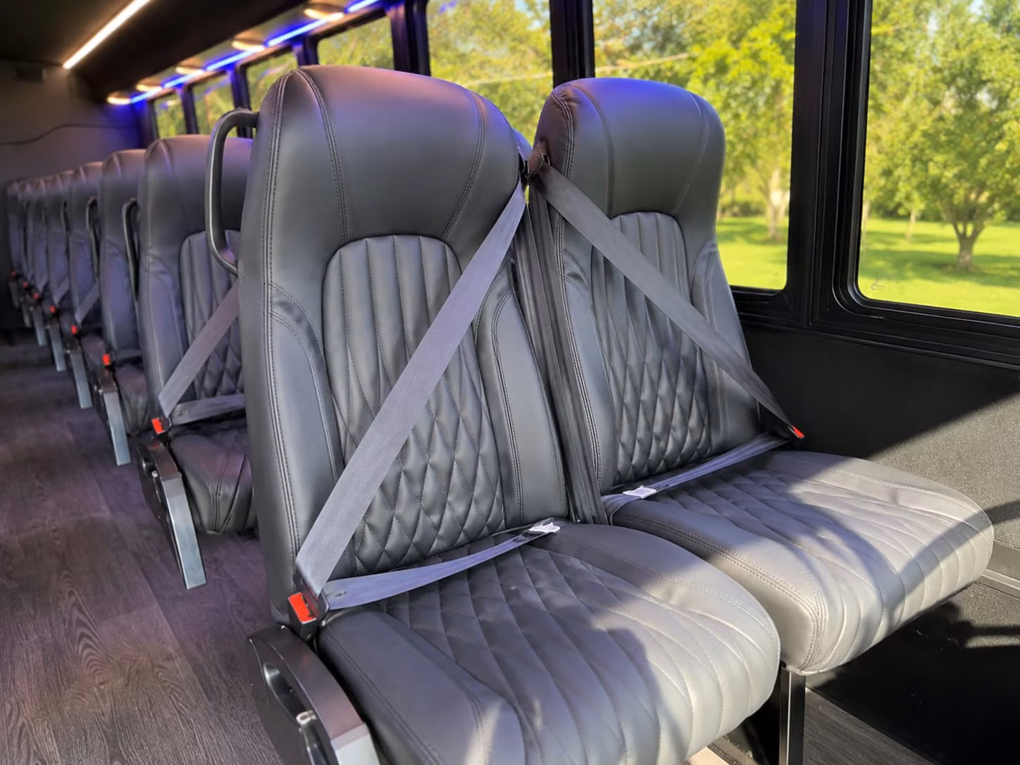 20 passenger minibus interior