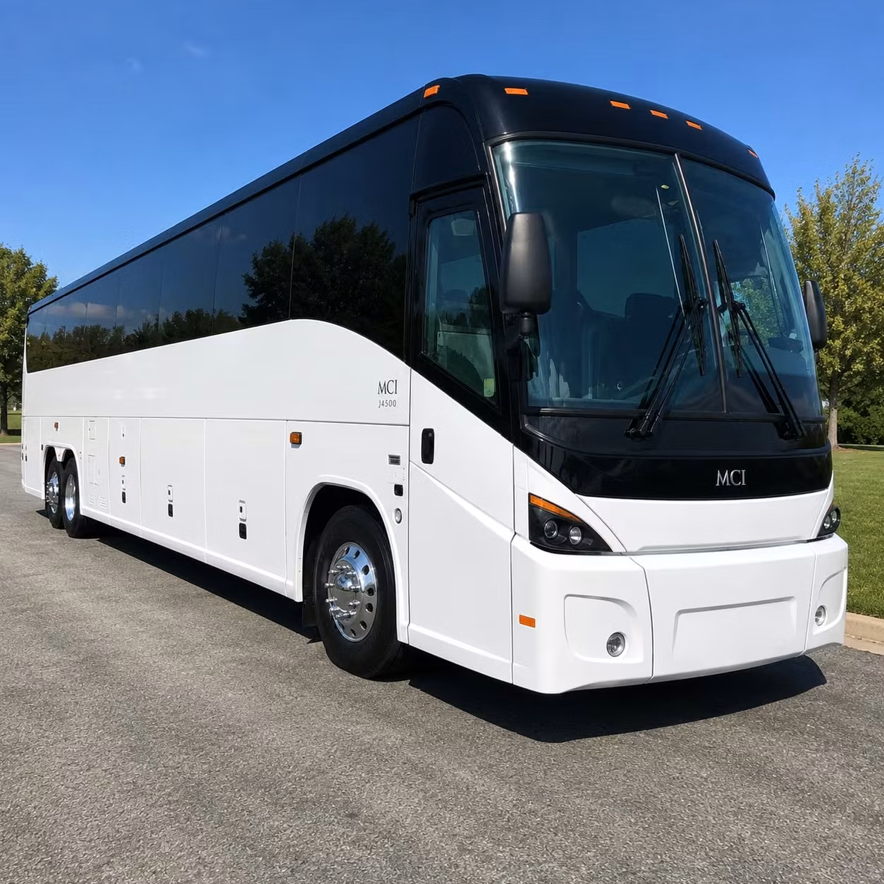 56 passenger charter bus