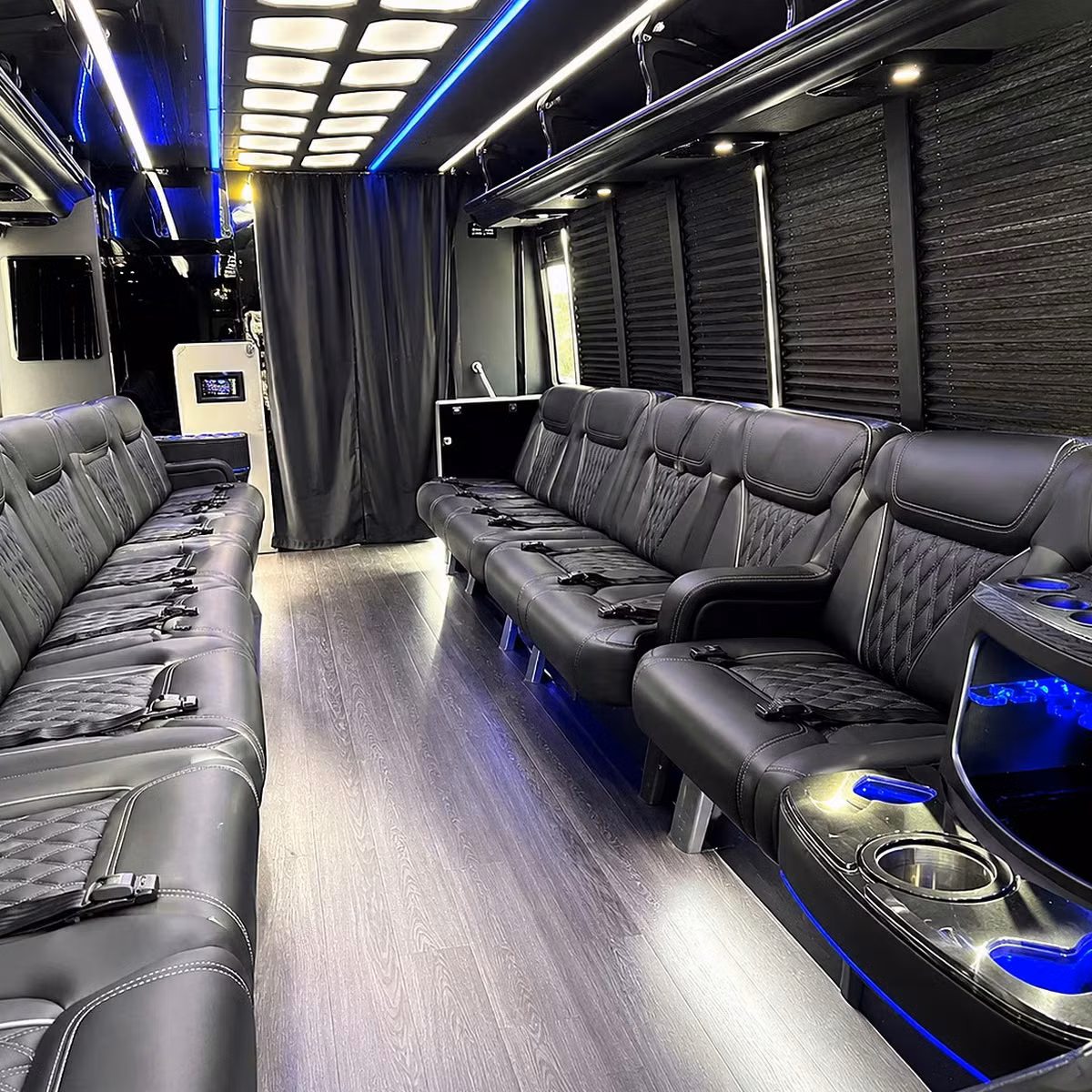 party bus interior