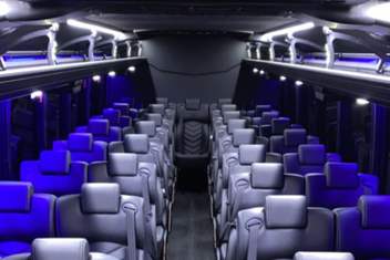 Spokane Valley Charter Bus Interior